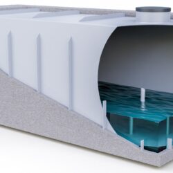 Odpadní jímky hranaté pro obetonování