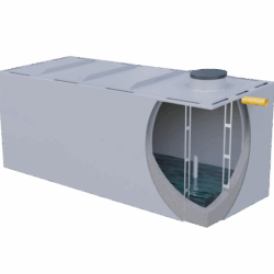 Retenční nádrže hranaté dvouplášťové