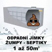 Odpadní jímky hranaté