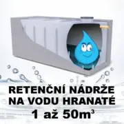 Retenční nádrže hranaté