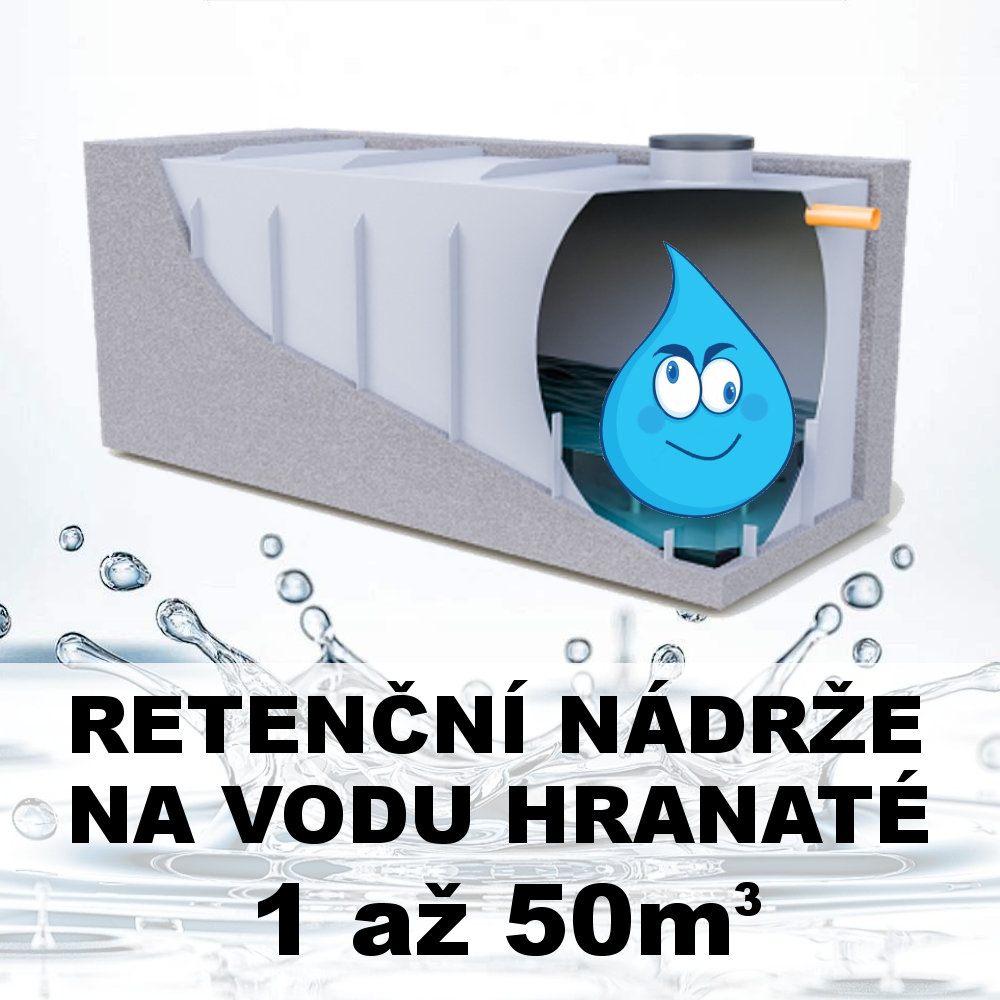 Retenční nádrže hranaté